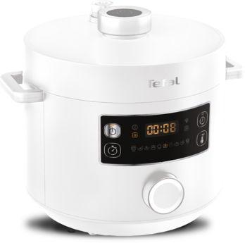 Oala sub presiune electrica multifuncționala TEFAL Turbo Cuisine CY754130, 10 programe, 5l, Temperatura reglabila, Pornire programabila, Cronometru (Alb) 1 Oala sub presiune electrica multifuncționala TEFAL Turbo Cuisine CY754130, 10 programe, 5l, Temperatura reglabila, Pornire programabila, Cronometru (Alb)