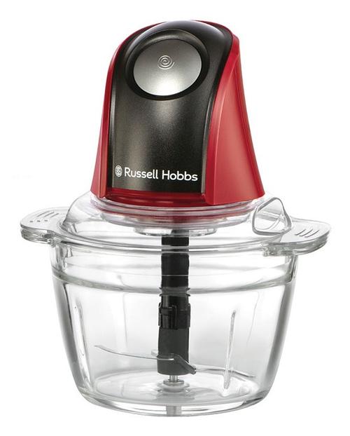 Tocator Russell Hobbs Desire 27130-56, 200 W, Bol sticla 0.5 l (Negru/Rosu) 1 Tocator Russell Hobbs Desire 27130-56, 200 W, Bol sticla 0.5 l (Negru/Rosu)