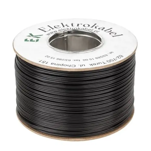 Cablu SMYp pentru difuzor, 2 x 1 mm, 100 m, Negru 1 Cablu SMYp pentru difuzor, 2 x 1 mm, 100 m, Negru