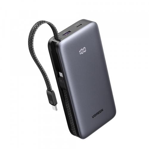 Baterie Externa UGREEN PB528 (55985B), 20000mAh, 30W, QC + PD, 1 x USB-A - 3 x USB-C (Gri) 1 Baterie Externa UGREEN PB528 (55985B), 20000mAh, 30W, QC + PD, 1 x USB-A - 3 x USB-C (Gri)