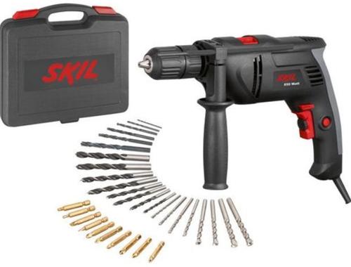 Masina de gaurit cu percutie Skil 1021 AD, 850 W, 2600 RPM, mandrina 13 mm + valiza transport + 34 accesorii 1 Masina de gaurit cu percutie Skil 1021 AD, 850 W, 2600 RPM, mandrina 13 mm + valiza transport + 34 accesorii