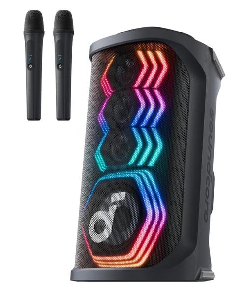Boxa portabila Anker SoundCore Rave 3S, 200W, Bluetooth, Karaoke AI, IPX4, Autonomie 12 ore (Negru) 1 Boxa portabila Anker SoundCore Rave 3S, 200W, Bluetooth, Karaoke AI, IPX4, Autonomie 12 ore (Negru)
