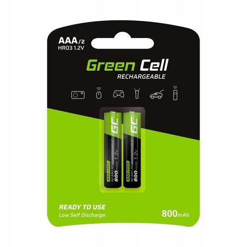 Set baterii, Green Cell, AAA, HR03, 800mAh, 2buc 1 Set baterii, Green Cell, AAA, HR03, 800mAh, 2buc