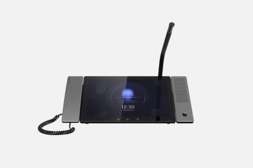 Unitate de control (Master station) cu Android pentru videointerfonie Hikvision DS-KM9503, 10.1-inch IPS cu  touch screen, rezolutie 1280 × 800, sistem de operare Android 7.1, server SIP integrat, se pot conecta pana la 10000 de dispozitive