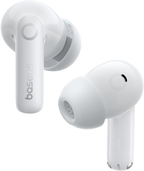 Casti True Wireless In-Ear Baseus Bass BP1 Pro In-Ear, Noise Cancelling, Adaptive Active EQ, LDAC Hi-Res Sound, IP55, Bluetooth 6.0 (Alb)