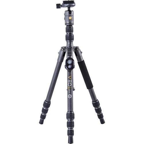 Trepied foto-video pentru telefoane Vanguard VEO 3 GO 204CB, Fibra carbon, Negru/Gri