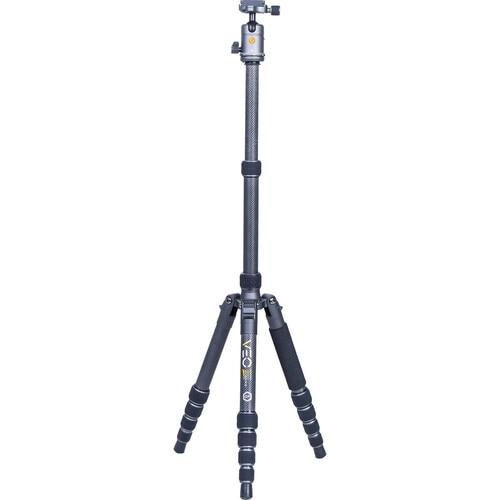 Trepied foto-video pentru telefoane Vanguard VEO 3 GO 265HCB, Fibra carbon, Negru/Gri