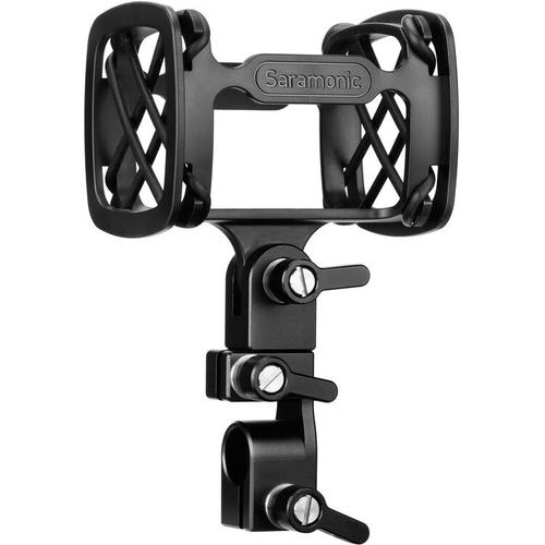 Suport universal microfon Saramonic SR-SMC11, pentru microfon tip pusca, Negru
