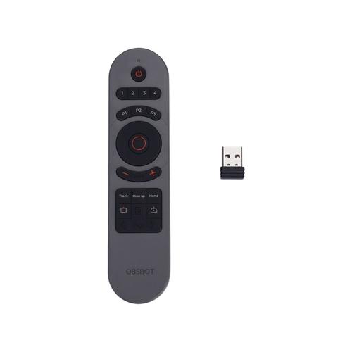 Telecomanda Obsbot Tiny Smart Remote 2, gri, design elegant, functii AI