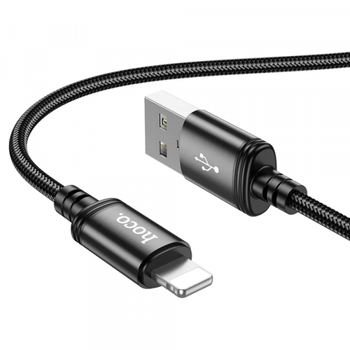 Cablu Date/Incarcare HOCO X89, USB-A - Lightning, 18W, 1m (Negru)