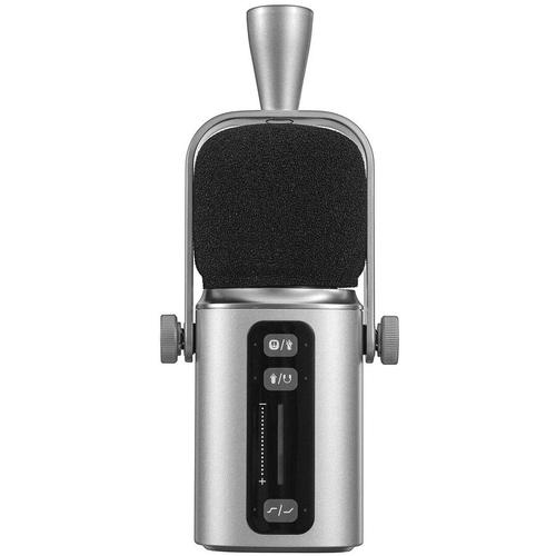 Microfon dinamic de transmisie Saramonic XLR, USB-C, 3.5mm, dinamic cardioid, Negru-Argintiu