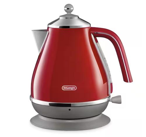 Fierbator apa De'Longhi Icona Capitals KBOC 2001.R, 2000 W, 1.7 L (Rosu)