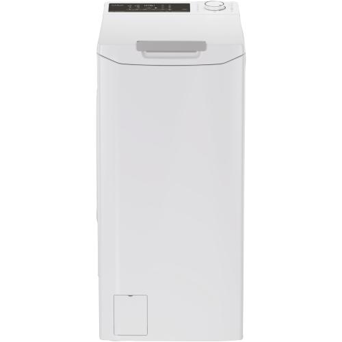 Masina de spalat rufe cu incarcare verticala Candy TCA474TM5-S, 7 kg, 1400 RPM, Clasa A, Motor Inverter, Display digital 4D, Wifi,Mix Power Systems, Gentle touch opening (Alb)