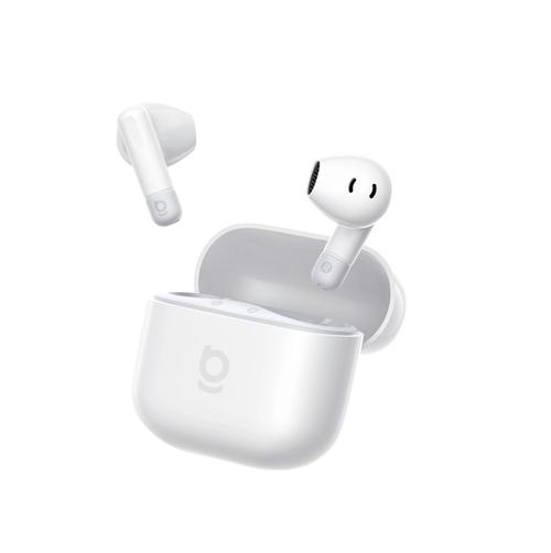 Casti True Wireless Semi In-Ear Baseus Bass BS2 Lite, Bluetooth 6.0, Autonomie 40 ore, ENC, 2 microfoane, IP55 (Alb)