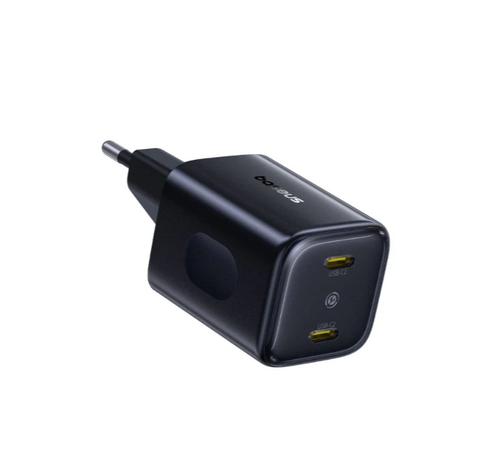 Incarcator retea Baseus PicoGo AN13, 45W, 2x USB Type-C (Negru)