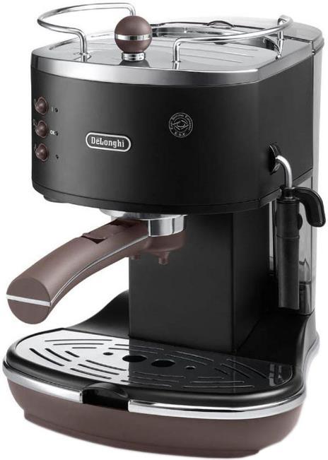 Espressor Delonghi ECO 311.BK, 1100 W, 1.4L, 15 bar, Cappuccino (Negru)