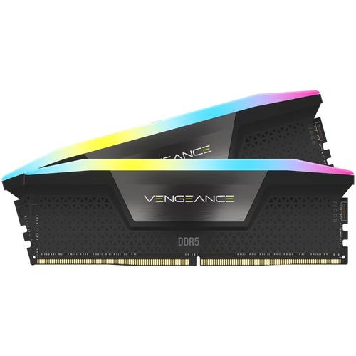 Memorii Corsair Vengeance  XMP 3.0 Black Heatspreader 32GB (2x16GB), DDR5, 7000MT/s, CL 34, iluminare RGB