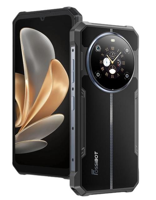 Telefon Mobil Fossibot F109, Procesor MediaTek Helio G85, Ecran IPS touchscreen 6.58inch, 8GB RAM, 256GB Flash, Camera Duala 48 + 20 MP, Wi-Fi, 5G, Dual Sim, Android (Negru/Albastru)