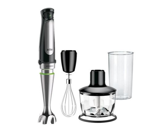Mixer vertical Braun MultiQuick 7 MQ7035X, 1000 W, Bol 0.6 l, Tocator 0.5 l (Negru/Inox)