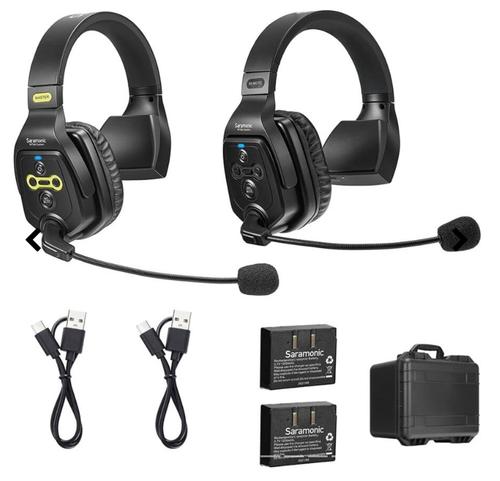 Sistem Intercom Wireless pentru 2 Persoane Saramonic WiTalk WT2S Full-Duplex 1.9GHz Casti Single-ear, Negru 1 Sistem Intercom Wireless pentru 2 Persoane Saramonic WiTalk WT2S Full-Duplex 1.9GHz Casti Single-ear, Negru