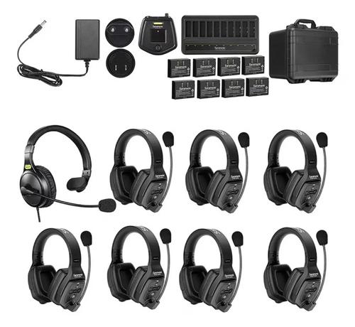 Sistem Intercom Wireless pentru 8 Persoane Saramonic WiTalk WT8D Full-Duplex 1.9GHz Casti Dual-ear, Negru 1 Sistem Intercom Wireless pentru 8 Persoane Saramonic WiTalk WT8D Full-Duplex 1.9GHz Casti Dual-ear, Negru