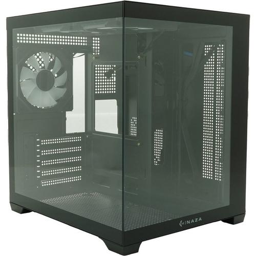 Carcasa Inaza Cube, Cube Tower, iluminare ARGB, Negru 1 Carcasa Inaza Cube, Cube Tower, iluminare ARGB, Negru