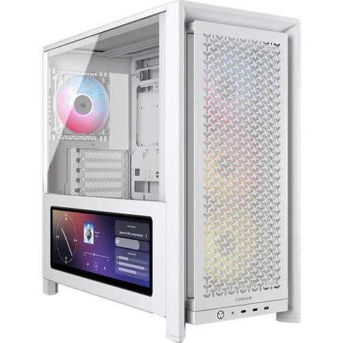Carcasa Corsair FRAME 4000D LCD RS ARGB, Mid-Tower, ATX, 4 ventilatoare incluse RS120 PWM ARGB, Alb 1 Carcasa Corsair FRAME 4000D LCD RS ARGB, Mid-Tower, ATX, 4 ventilatoare incluse RS120 PWM ARGB, Alb