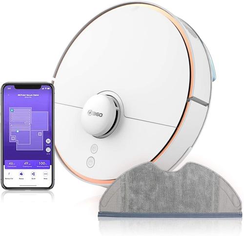 Aspirator robot 360 S7, 3200 mAh, Suprafata curatare 180 mp, 3 Moduri curatare, Functie mop, Navigatie LDS, Compatibilitate Alexa, Control aplicatie (Alb) 1 Aspirator robot 360 S7, 3200 mAh, Suprafata curatare 180 mp, 3 Moduri curatare, Functie mop, Navigatie LDS, Compatibilitate Alexa, Control aplicatie (Alb)