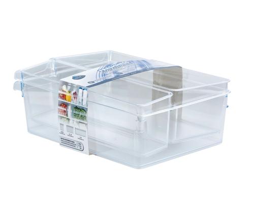 Recipiente alimente pentru organizare frigider Care+Protect CFOK4003 (Transparent)