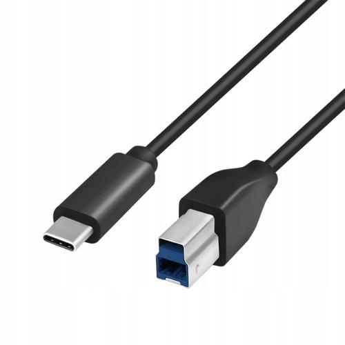 Cablu imprimanta LOGILINK USB-B 3.0 USB-C 3.2 gen 1, 2 m, Negru 1 Cablu imprimanta LOGILINK USB-B 3.0 USB-C 3.2 gen 1, 2 m, Negru