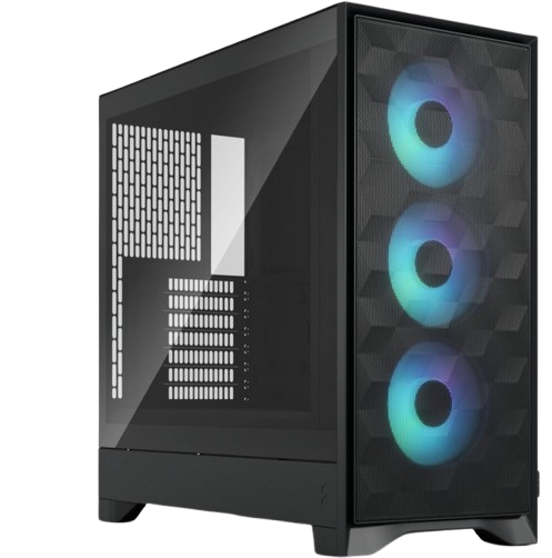 Carcasa Fractal Design Pop 2 Air, iluminare RGB, Middle Tower, Fara sursa (Negru)