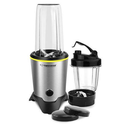 Blender Esperanza EKM028, 1000 W, 1 L (Negru/Argintiu)