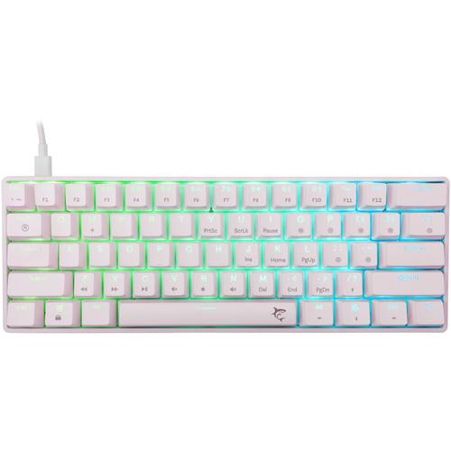 Tastatura Mecanica Gaming cu fir White Shark SHINOBI v2, BLUE OUTEMU Switch, Tip Compact Carry-On, Full Anti-Ghosting, Taste Iluminate RGB LED, Cablu braided 1.8m, Software, Alb 1 Tastatura Mecanica Gaming cu fir White Shark SHINOBI v2, BLUE OUTEMU Switch, Tip Compact Carry-On, Full Anti-Ghosting, Taste Iluminate RGB LED, Cablu braided 1.8m, Software, Alb
