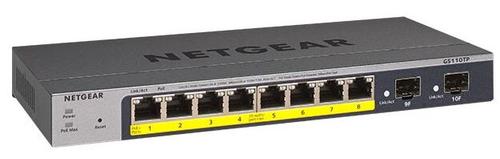 Switch Netgear GS110TP v3, Gigabit, 8 Porturi, PoE 1 Switch Netgear GS110TP v3, Gigabit, 8 Porturi, PoE