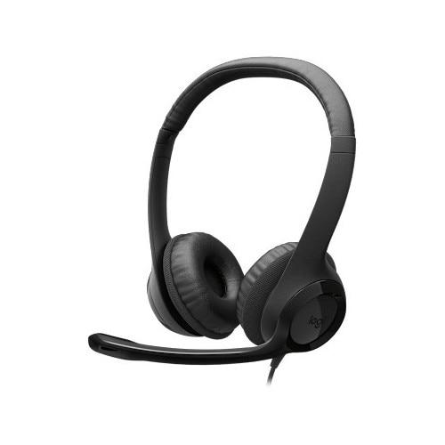 Casti Stereo Logitech H390, USB-C, Microfon cu anulare zgomot, Compatibilitate multi-platforma (Negru) 1 Casti Stereo Logitech H390, USB-C, Microfon cu anulare zgomot, Compatibilitate multi-platforma (Negru)