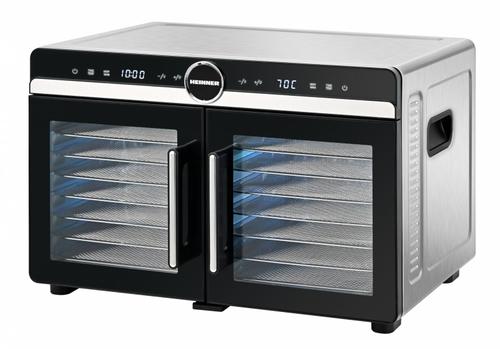 Deshidrator de fructe si legume HEINNER Dualdry Elite HFD-KDDB1400BKSS, 1400 W, 29 L, 16 tavi inox, 2 vati rulouri fructe, 2 tavi grilaj marunt, Timer 30 minute - 48 ore (Inox) 1 Deshidrator de fructe si legume HEINNER Dualdry Elite HFD-KDDB1400BKSS, 1400 W, 29 L, 16 tavi inox, 2 vati rulouri fructe, 2 tavi grilaj marunt, Timer 30 minute - 48 ore (Inox)