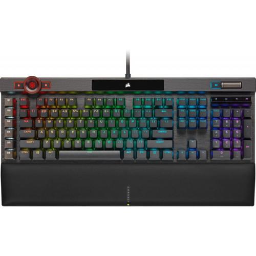 Tastatura Gaming Mecanica Corsair K100 RGB Optical OPX Switch, USB (Negru) 1 Tastatura Gaming Mecanica Corsair K100 RGB Optical OPX Switch, USB (Negru)