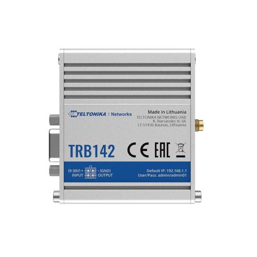 Gateway/controller industrial IP Teltonika TRB142, Cat1, GSM, LTE, Micro USB, SMS/apel, IoT 1 Gateway/controller industrial IP Teltonika TRB142, Cat1, GSM, LTE, Micro USB, SMS/apel, IoT