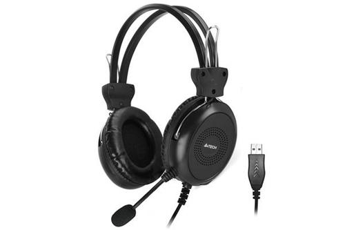 Casti A4TECH HU-30, Microfon, USB (Negru)
