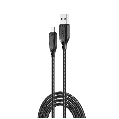 Cablu Date/Incarcare XO Design NB235 USB-A - microUSB, 18W, 1m (Negru)