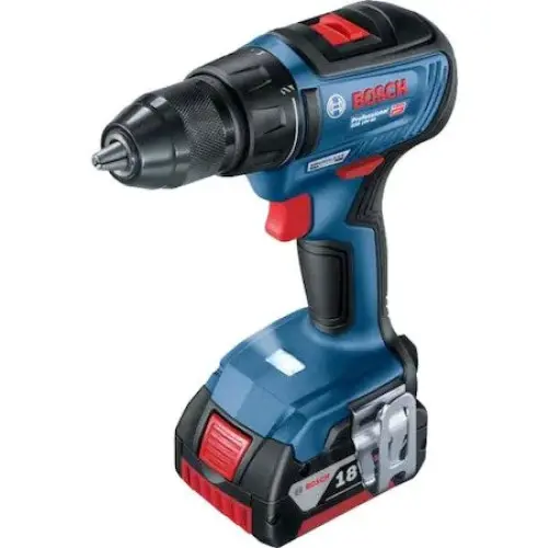 Maşina de gaurit/inşurubat Bosch GSR 18V-50 cu 2 acumulatori x 5Ah