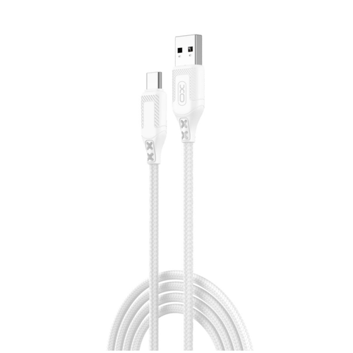Cablu Date/Incarcare XO Design NB235, USB-A - USB-C, 18W, 1m (Alb)