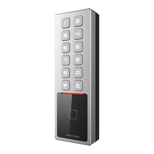 Terminal control acces, PIN/Card M1, Wiegand, RS485, Alarma, IK08 - HIKVISION DS-K1T805MX 1 Terminal control acces, PIN/Card M1, Wiegand, RS485, Alarma, IK08 - HIKVISION DS-K1T805MX