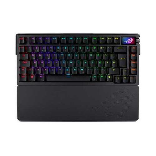 Tastatura gaming ASUS ROG Azoth, OLED, conectivitate tri-mod, comutatoare mecanice, Negru 1 Tastatura gaming ASUS ROG Azoth, OLED, conectivitate tri-mod, comutatoare mecanice, Negru
