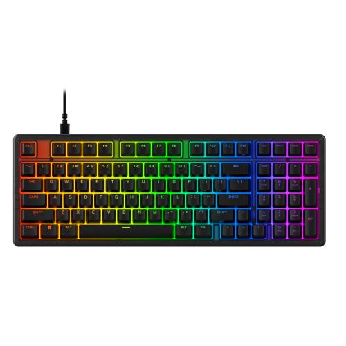 Tastatura gaming mecanica HyperX Origins 2 1800, iluminare RGB personalizabila, switch‑uri Hot‑Swap, profil taste inalt, layout 1800, polling rate max 8K, unghi ajustabil, software NGENUITY, Negru 1 Tastatura gaming mecanica HyperX Origins 2 1800, iluminare RGB personalizabila, switch‑uri Hot‑Swap, profil taste inalt, layout 1800, polling rate max 8K, unghi ajustabil, software NGENUITY, Negru