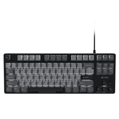 Tastatura mecanica pentru gaming Fury Kanabo K2, iluminare alba, 25 moduri, 2x switch-uri de rezerva, design compact TKL 1 Tastatura mecanica pentru gaming Fury Kanabo K2, iluminare alba, 25 moduri, 2x switch-uri de rezerva, design compact TKL