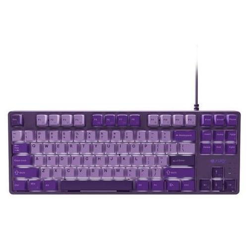 Tastatura mecanica pentru gaming Fury Kanabo K2, iluminare alba, 25 moduri, 2x switch-uri de rezerva, USB, TKL