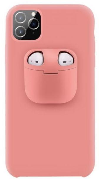 Protectie spate Lemontti Liquid Silicone EDA00159402G cu Apple AirPods Case pentru iPhone 11 Pro (Roz) 1 Protectie spate Lemontti Liquid Silicone EDA00159402G cu Apple AirPods Case pentru iPhone 11 Pro (Roz)