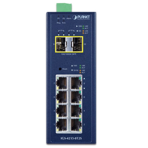 Switch Planet IGS-4215-8T2S, 8 porturi 1 Switch Planet IGS-4215-8T2S, 8 porturi