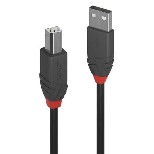 Cablu Lindy LY-36671, 0.5m, USB 2.0 Type A - USB-B 1 Cablu Lindy LY-36671, 0.5m, USB 2.0 Type A - USB-B